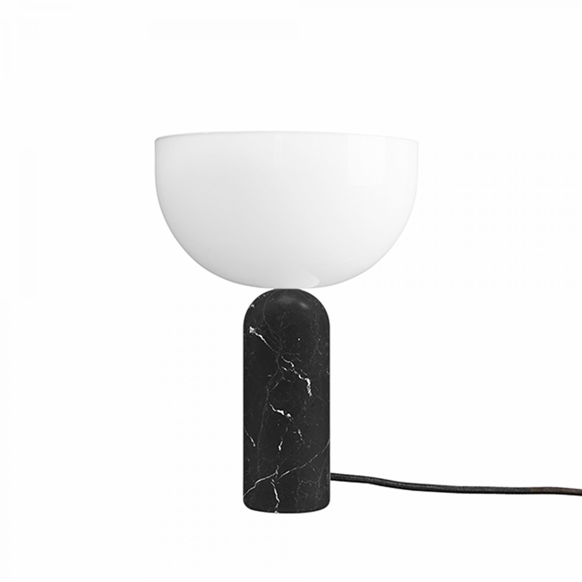 Kizu Table lamp Tischleuchte klein Marmor Schwarz New Works EINZELSTÜCK